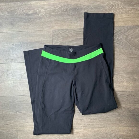 Tuff Athletics Womens Yoga Pants Straight leg fit Stretch Black Size Small - Picture 2 of 5